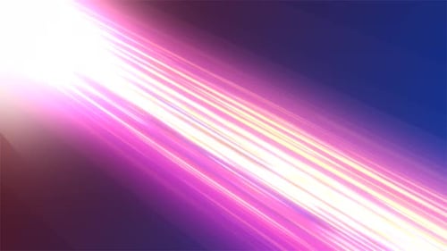 A futuristic pink and purple light trail moving background