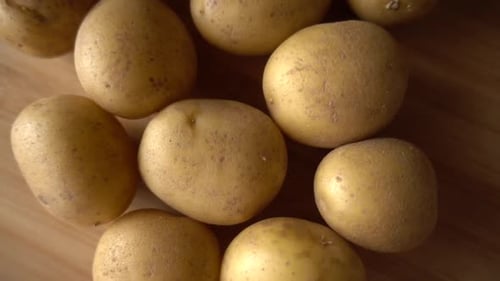 Potatoes in a Close Up Food Shot