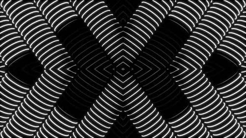 Dynamic glowing lines create hypnotic abstract motion background