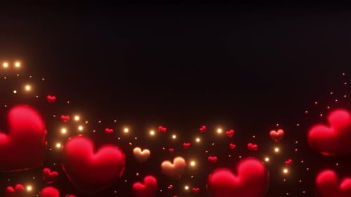 Valentine background black gold coloured.