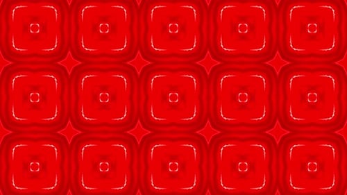 Red Colorful Vj Kaleidoscope Background Loop V5