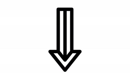 down line icon animation