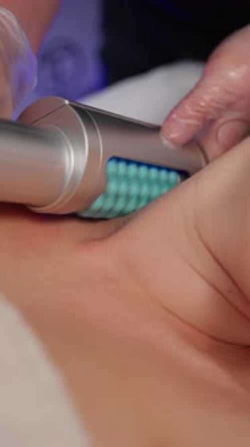 Hardware-Massageverfahren Körpermassage-Konzept