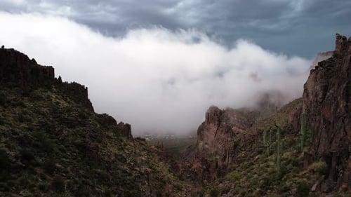 Superstition Mountains near Scottsdale Arizona USA