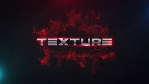Animation de texte 4K avec texture