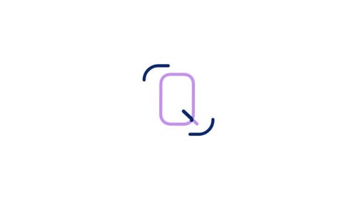 Minimalist Animated Letter Q Stroke Reveal