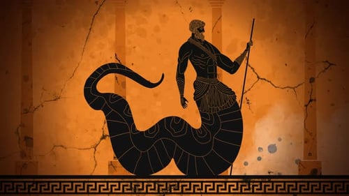 Cecrops, serpent, roi de l'ancienne Athènes