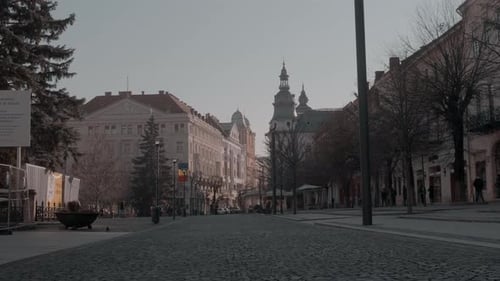 a beautiful street in Cluj Napoca, Romania