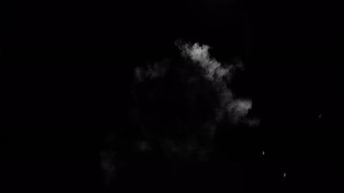 Mojave-Kollektion: Mehrere Staubpartikel treffen von vorne auf, während leiser Rauch mit 60 Bildern pro Sekunde aufgenommen wurde