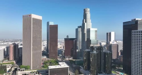 City of Los Angeles California Flying of Los Angels Filmed LA By Drone