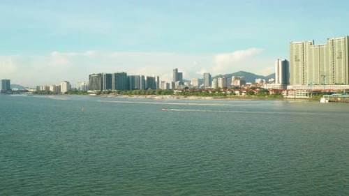 Penang Island aerial view, Penang, Malaysia