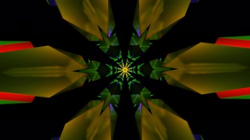 Abstract Shapes and Seamless Background with Strobe Light Transitions