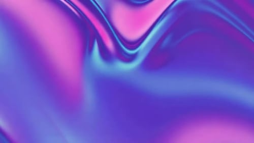 Abstrakte holographische irisierende Flüssigkeitswellen-Bewegungsgrafik B