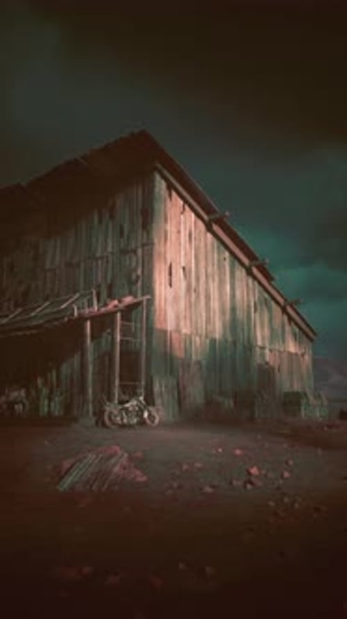 Abandoned Barn in Remote Location