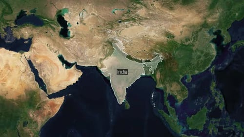 Indien entdecken und identifizieren: Länderkarten zum Vergrößern
