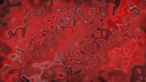 Seamless Abstract Red Fluid Motion Background Loop