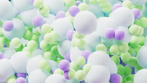 Abstrakter Hintergrund mit dichten Partikeln, Kugeln