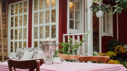 Charming Countryside Home with Samovar on Patio