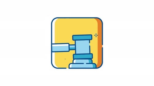 Decisión judicial 2D Motion Graphics Animation