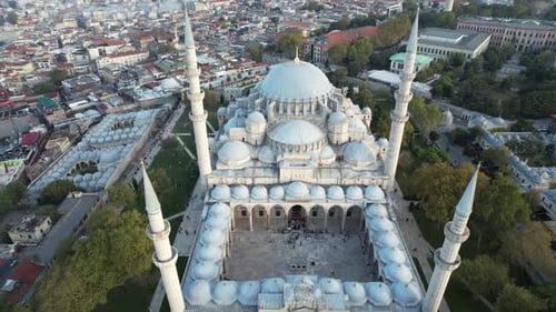 Süleymaniye-Moschee aus der Luft