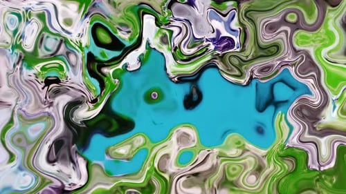 Vibrant Fluid Abstract Color Swirl Animation Background Loop