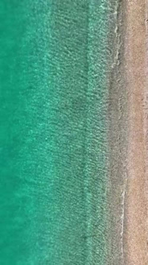 Vertical Video Texture of the Sea and a Beautiful Day Color