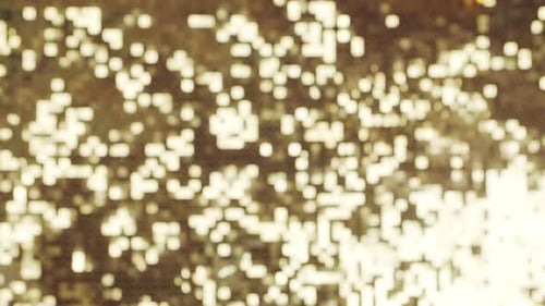 Golden Sparkling Sequins Shimmering Abstract Light Background