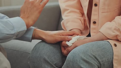 Comforting Touch in Therapy
