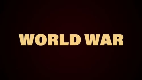 Animated burning World War text effect