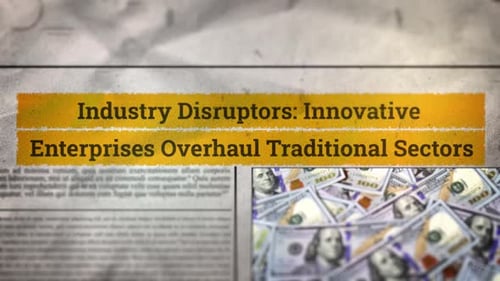 Retro Newspaper Headline Highlight Reveal