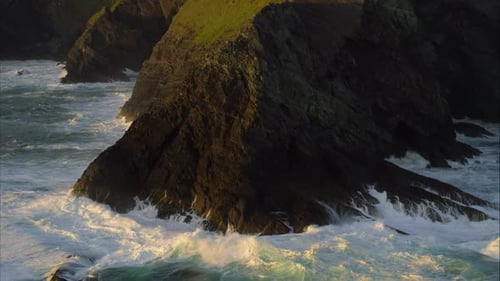 Sheer Sea Cliffs and Crashing Waves Exploring the Rugged Coastal Edge
