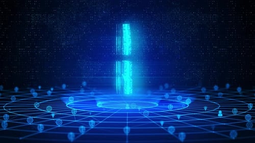 IOT Internet of Things Text Future Digital Technology Ai Cyber Space Deep Learning Background