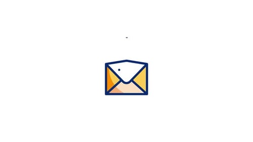 Animated Email Receiving Icon for Digital Communication