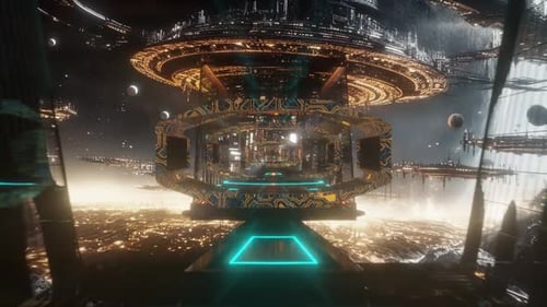 Voler dans un tunnel de transport spatial