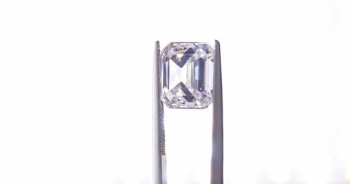 Diamond on white background