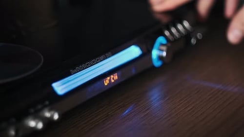 Unloading Compact Disc From the DVD Player