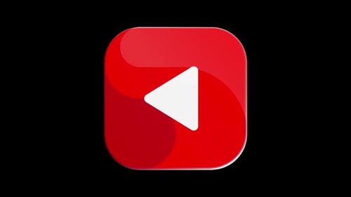 Youtube Icon 3d Loop