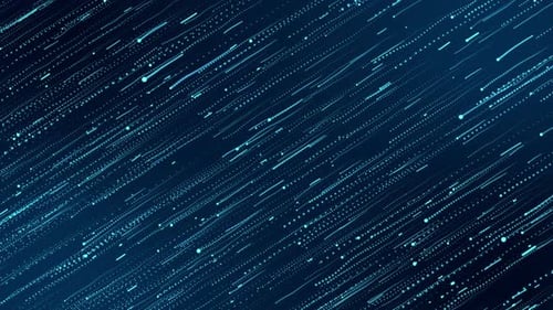 HD 3D animation. Glitter particles abstract background flickering particles bokeh effect