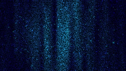 Blue Glitters Background 4k Loop