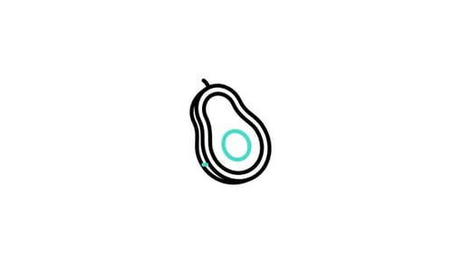 Avocado Animated Icon