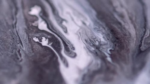 Rock Shape Glitter Particles Fluid Gel Flows Paint