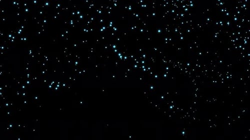 4K Snow Stars Particles Background Loop Digital Rendering