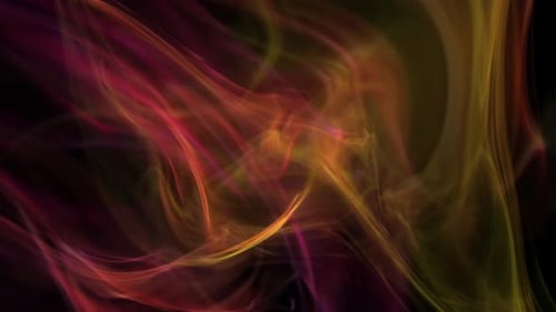 Abstract Fluid Colorful Smoke Background Animation