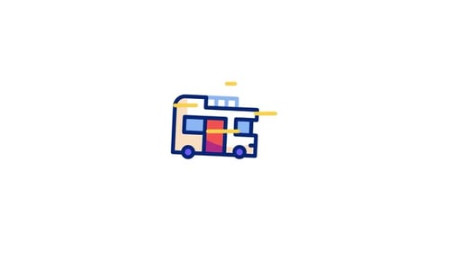 Camper Van Animated Icon
