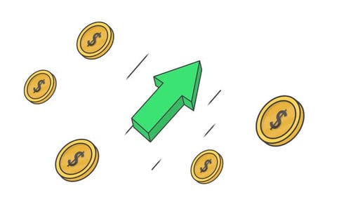 Moeda do dólar americano cresce mais alto na economia dos EUA