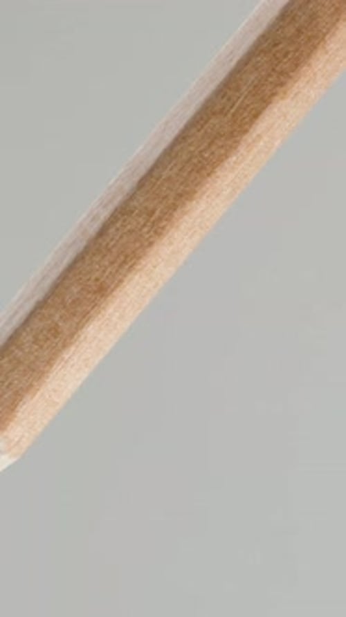 Pencil and Ruler Close Up Shot