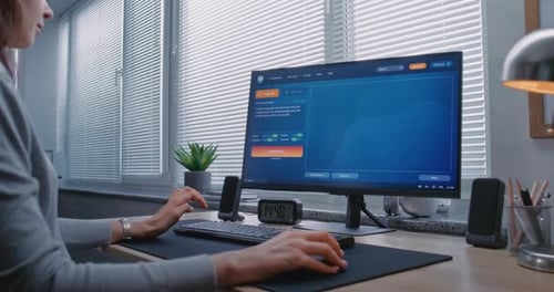 AI Image Generator Generate Detailed Image of Cyberpunk Girl in Anime Style on PC