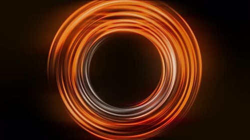 Abstract technology circle rotate luminous background