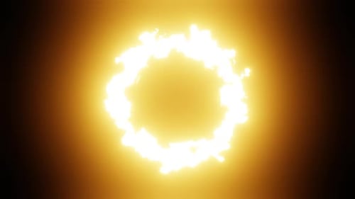 Red and Orange Flame Background Loop Animation in 1080HD