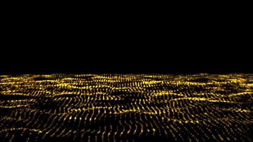 Partikel bilden Linie abstrakter Hintergrund